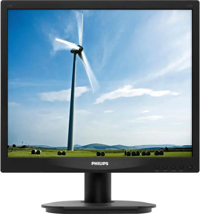 Main image of PHILIPS 17" TFT LCD LCD Monitor 5 ms 1280 x 1024 D-Sub, DVI-D 17S4LSB/00