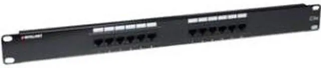 Alt view image 3 of 3 - INTELLINET 513531 CAT-5E Patch Panel, 12-Port