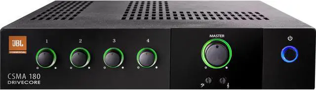 Alt view image 2 of 19 - Harman 4 Input 1 Output 80/120W Mixer/Amplifier NCSMA180-U-US