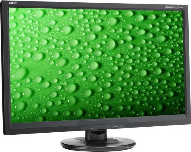 Alt view image 4 of 13 - NEC AS242W-BK 24" Widescreen LED Backlit LCD Monitor