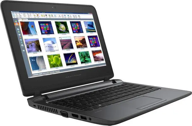 Alt view image 10 of 13 - HP Laptop ProBook Intel Celeron 3205U 4GB Memory 500GB HDD Intel HD Graphics 11.6" Non-Touch Screen Windows 7 Professional 64-Bit with Windows 8.1 Pro License 11 EE G1