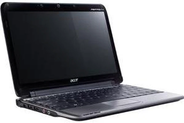 Alt view image 9 of 10 - Acer Aspire One AO751h-1545 Black Intel Atom Z520 11.6" WXGA 1GB Memory 160GB HDD Netbook