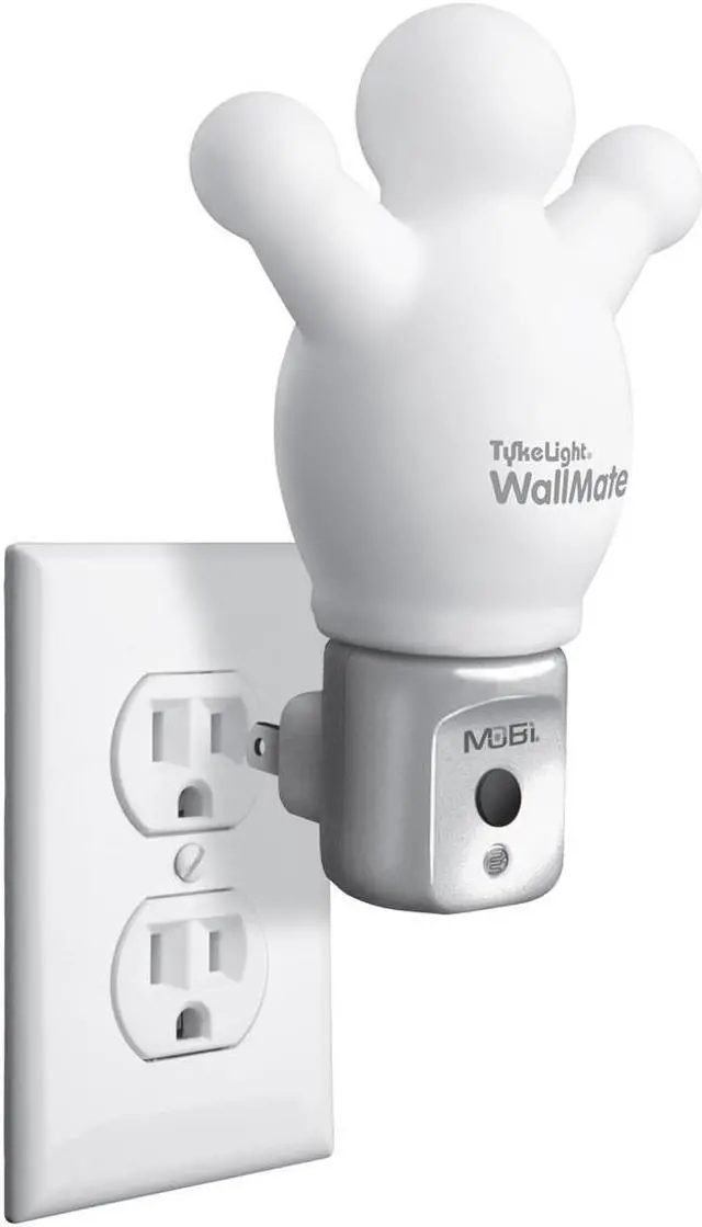 Alt view image 5 of 5 - WallMate Nightlight with Auto Light Sensor, 4 Modes: Blue, Green, Red or Rainbow