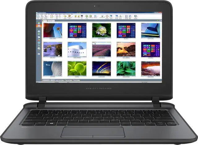 Alt view image 7 of 13 - HP Laptop ProBook Intel Celeron 3205U 4GB Memory 500GB HDD Intel HD Graphics 11.6" Non-Touch Screen Windows 7 Professional 64-Bit with Windows 8.1 Pro License 11 EE G1