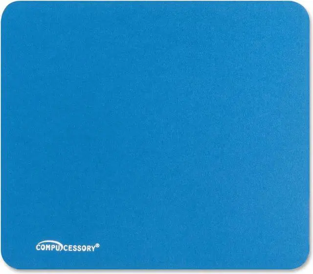 Alt view image 4 of 8 - Compucessory Economy Mouse Pad Nonskid Rubber Base 9-1/2"x8-1/2" Blue 23605