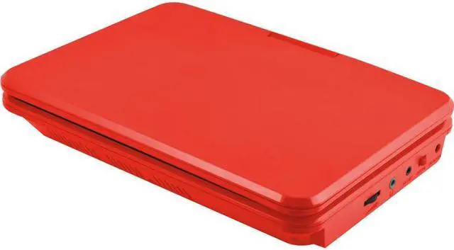 Main image of Ematic EPD707RD 7-Inch Portable DVD Player with Matching Headphones and Bag (Red)