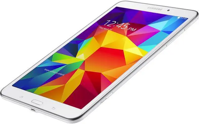 Alt view image 2 of 14 - Samsung Galaxy Tab 4 SM-T337A 16 GB Tablet - 8" - Plane to Line (PLS) Switching - Wireless LAN - AT&T - 4G - 1.20 GHz - White