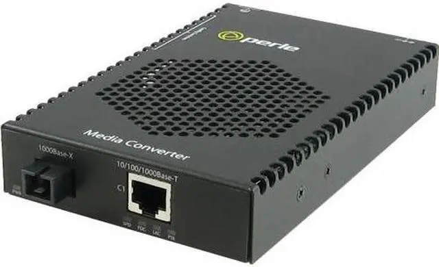 Alt view image 2 of 4 - Perle 10/100/1000 PoE Media Converter