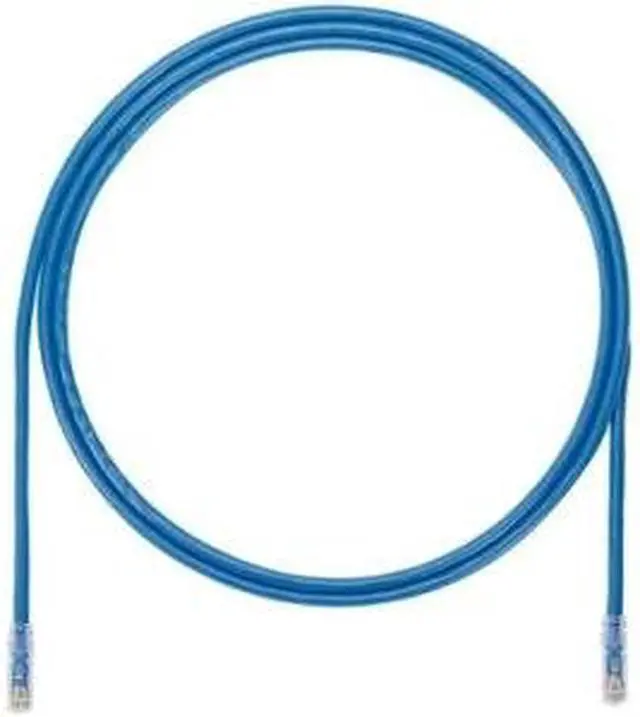 Main image of Panduit UTP6A7BU 7 ft. Cat 6A Blue EA CU UTP Patch Cord