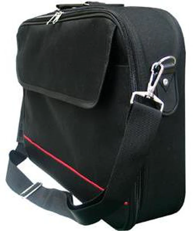 Alt view image 6 of 7 - Digital Treasures ToteIt! Carrying Case for 17.6" Notebook - Black - Shoulder Strap, Handle - 12.8" Height x 18" Width x 3.3" Depth