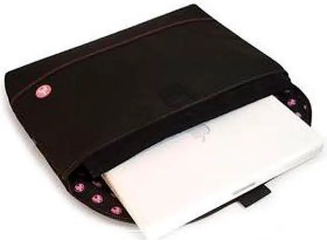 Alt view image 8 of 9 - Sumo - Nylon Sleeve - 17" screens - Black w/Pink Stitching