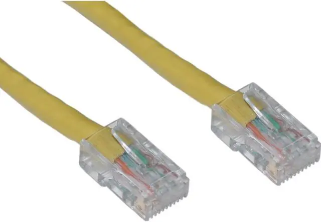 Alt view image 2 of 5 - CAT6, UTP, Bootless, 500MHz, Yellow, 1 ft