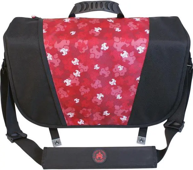 Alt view image 14 of 17 - Sumo - Messenger Bag - 15.6" or 16" screens - Black/Red