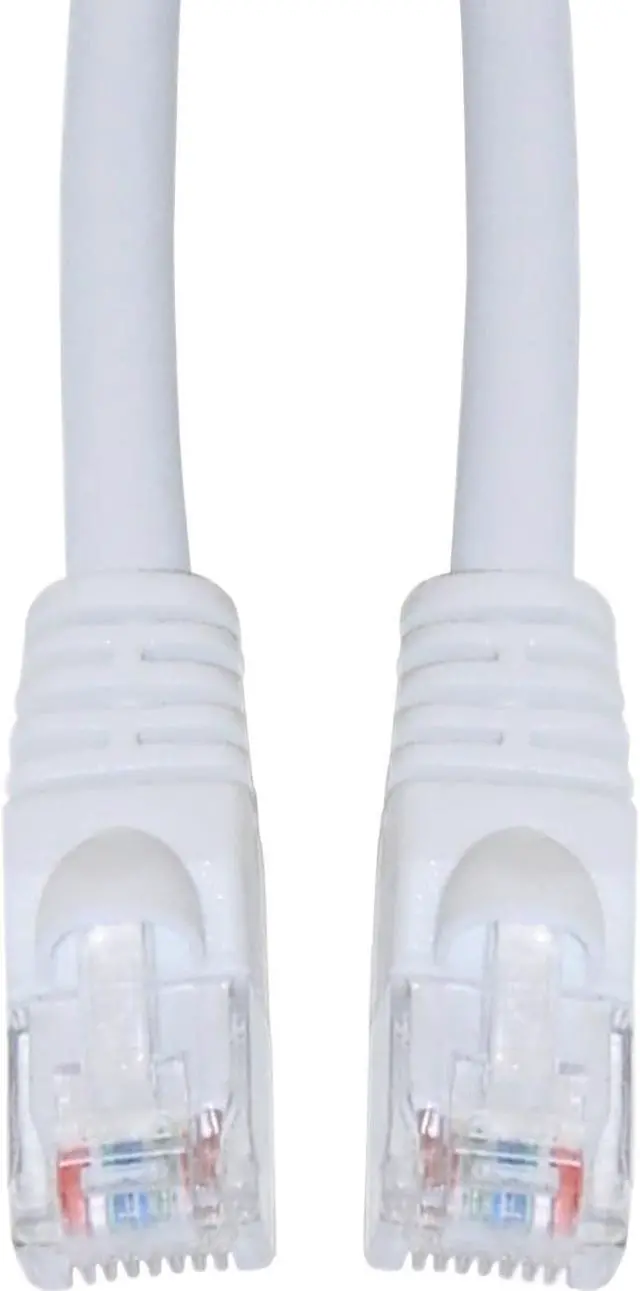 Alt view image 3 of 3 - Cable Wholesale Cat 5E White Ethernet Patch Cable, Snagless / Molded Boot, 50 Foot