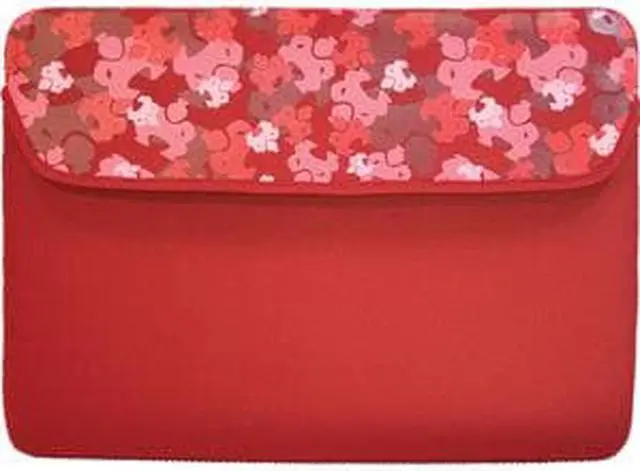 Alt view image 7 of 9 - Sumo - Camo Neoprene Sleeve - 14.1" Ultrabooks or 15" MacBook screens - Red