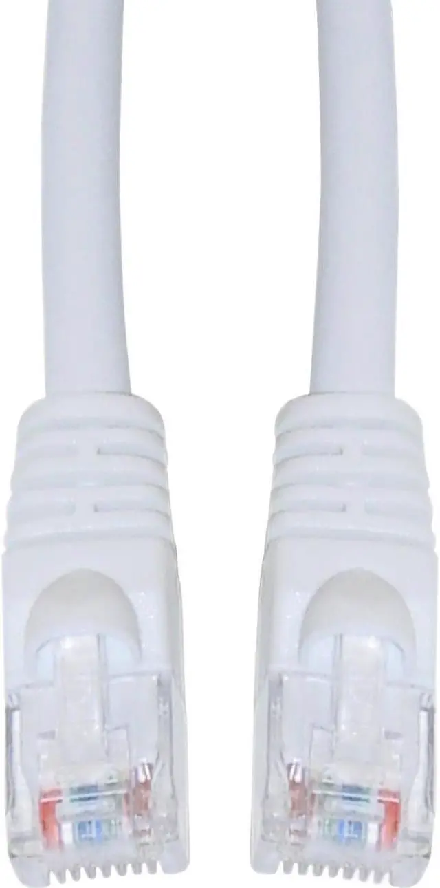 Main image of Cable Wholesale Cat5e Ethernet Patch Cable Snag-less Molded Boot 25 foot - White