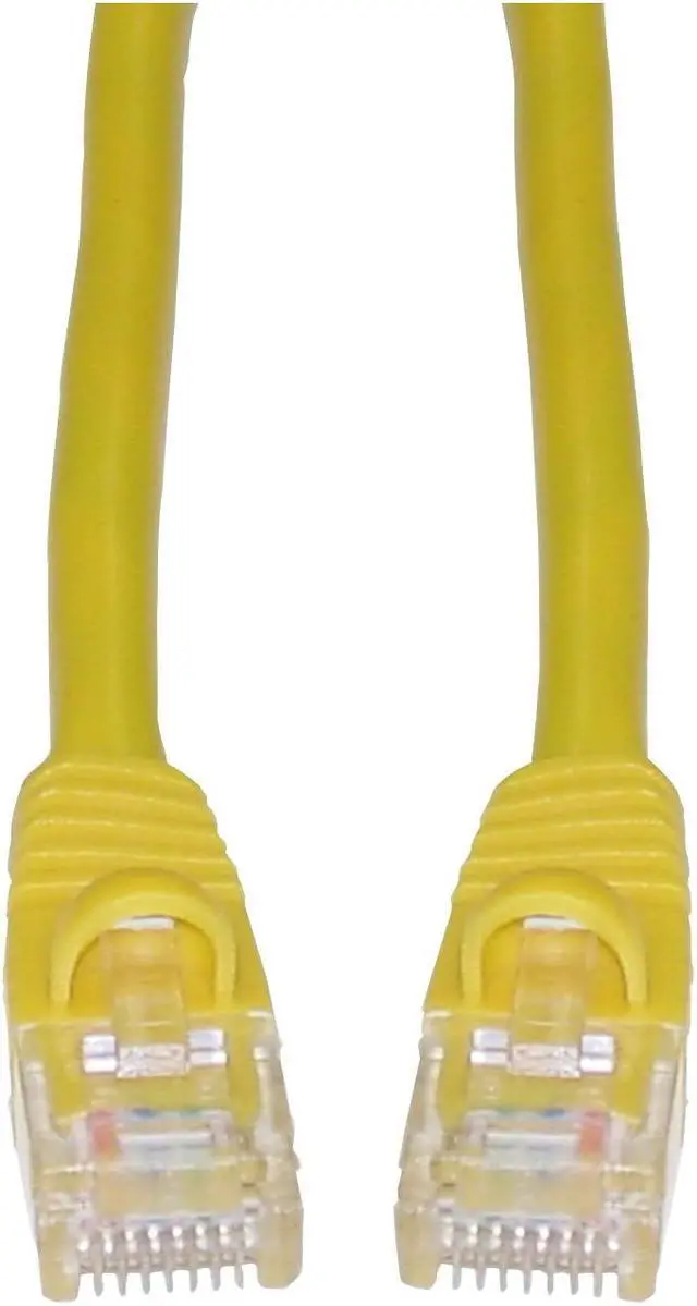 Main image of Cat5e Ethernet Patch Cable Snag-less/Molded Boot 3 foot - Yellow