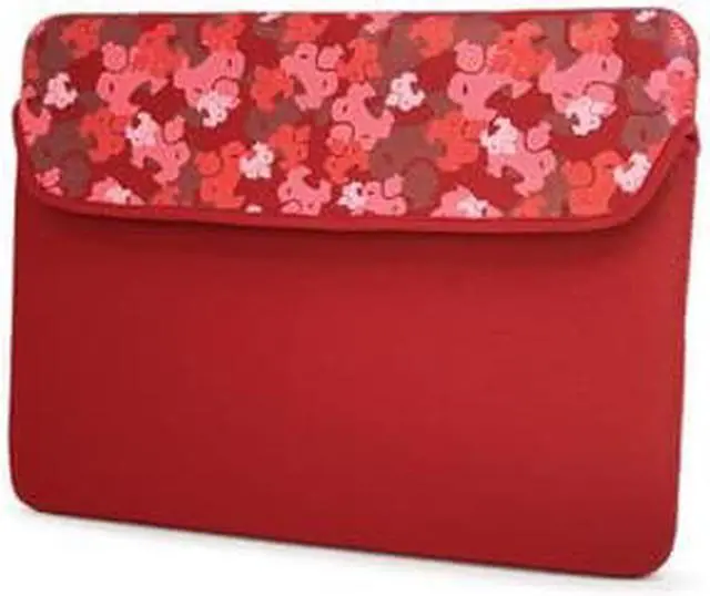 Alt view image 8 of 9 - Sumo - Camo Neoprene Sleeve - 14.1" Ultrabooks or 15" MacBook screens - Red