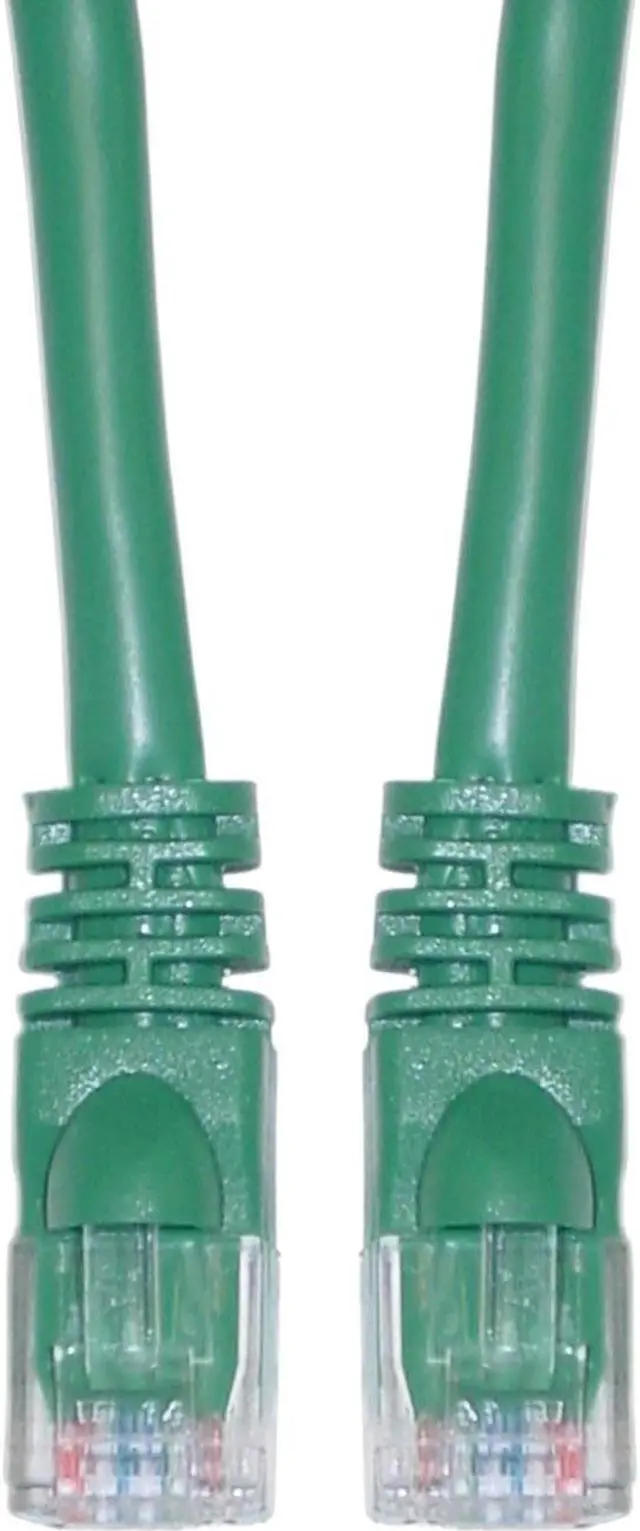 Alt view image 2 of 4 - Cable Wholesale CAT5E UTP w/ Molded Boot 350MHz 75 foot - Green
