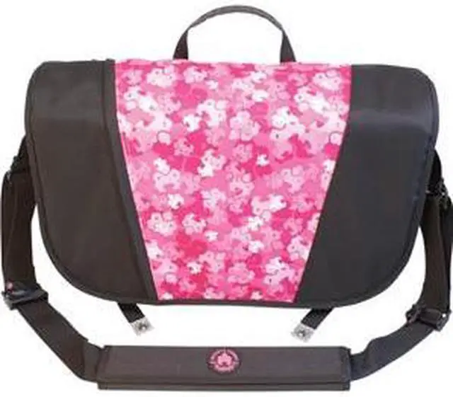 Alt view image 12 of 19 - Sumo - Messenger Bag - 15.6" or 16" screens - Black/Pink
