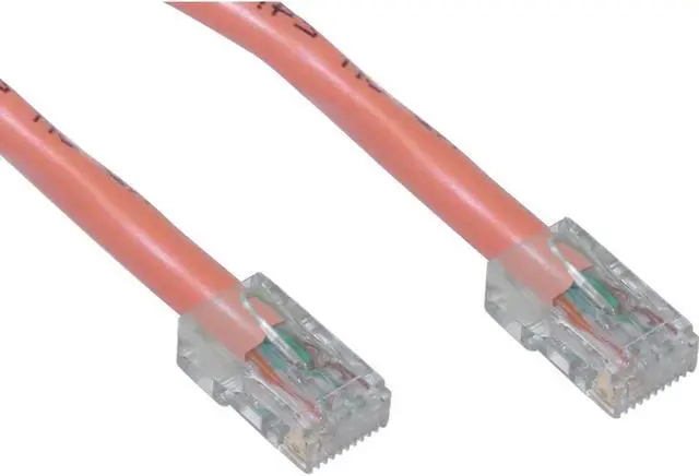 Alt view image 3 of 4 - CableWholesale 10X6-13125 Cat5e Orange Ethernet Patch Cable Bootless 25 foot