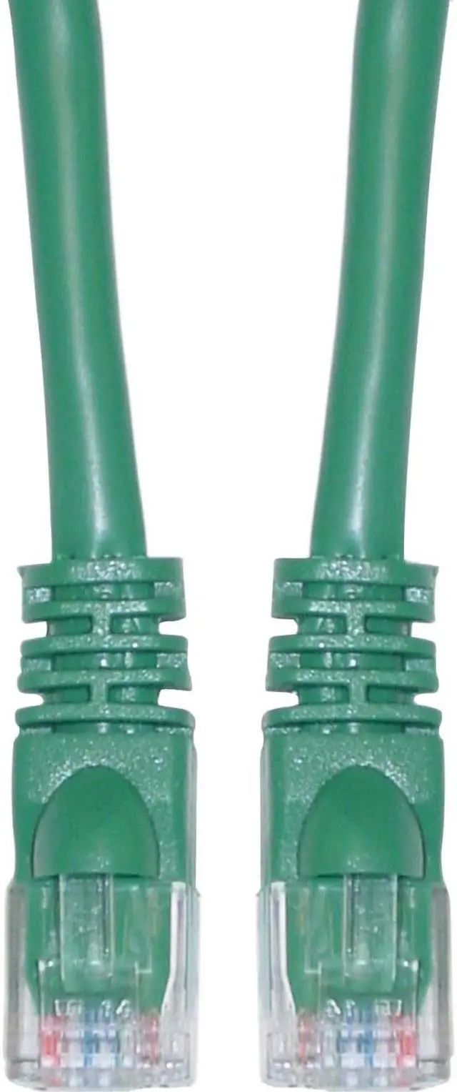 Alt view image 3 of 4 - CableWholesale 10X8-05125 Cat6 Green Ethernet Patch Cable  Snagless Molded Boot  25 foot