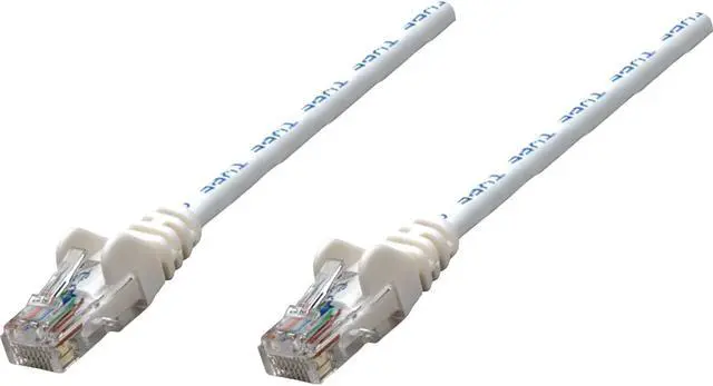 Alt view image 2 of 9 - Intellinet Network Cable, Cat5e, UTP, RJ45 Male / RJ45 Male, 3.0 m (10 ft.), White