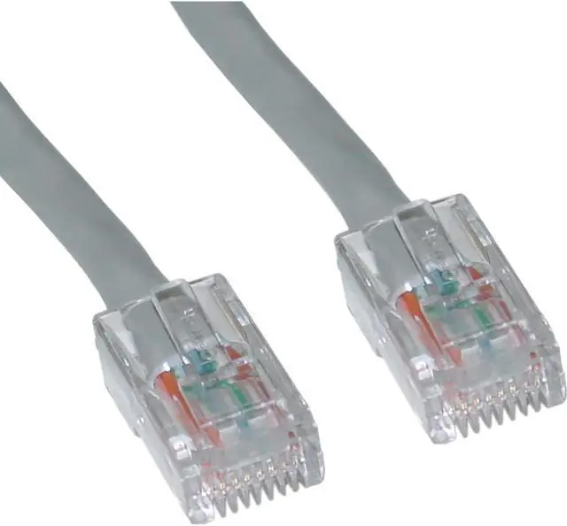 Main image of Cable Wholesale Cat5e Ethernet Patch Cable Bootless 10 foot - Gray