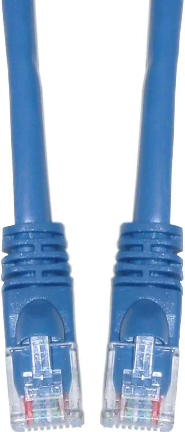 Alt view image 2 of 2 - Cable Wholesale CAT6 UTP Network Cable w/ Snagless Molded Boots Blue 75ft