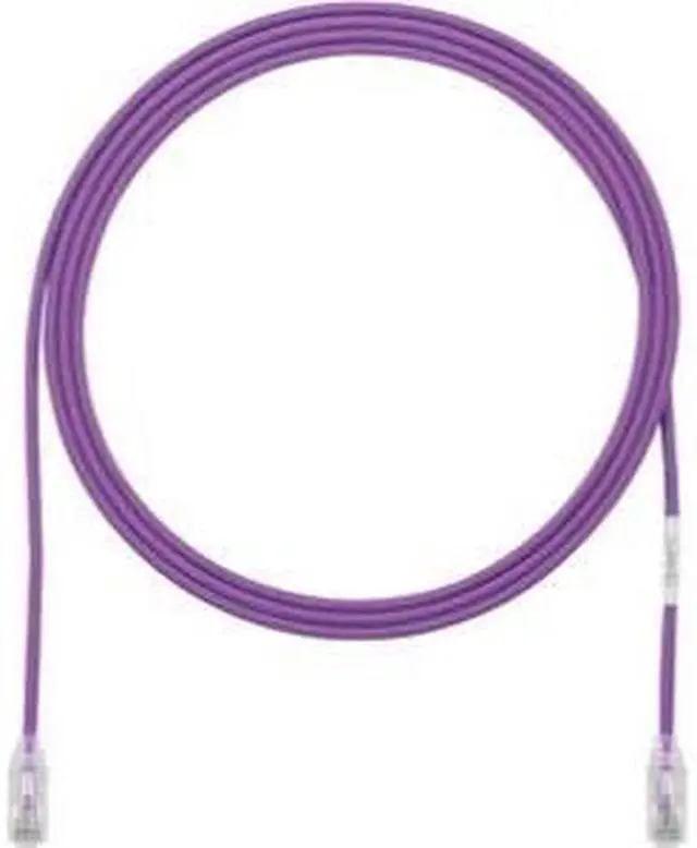 Main image of Panduit UTP28SP12VL 12 ft. Violet Category 6 Performance, 28 AWG UTP patch cord with TX6 Modular Plugs on each end