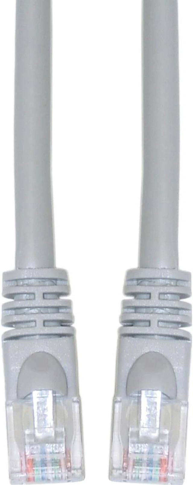 Main image of CableWholesale 10X6-02135 Cat5e Gray Ethernet Patch Cable Snagless Molded Boot 35 foot