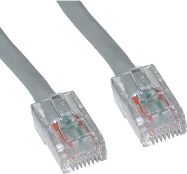 Main image of CableWholesale Cat5e Ethernet Patch Cable  Bootless  25 foot - Gray