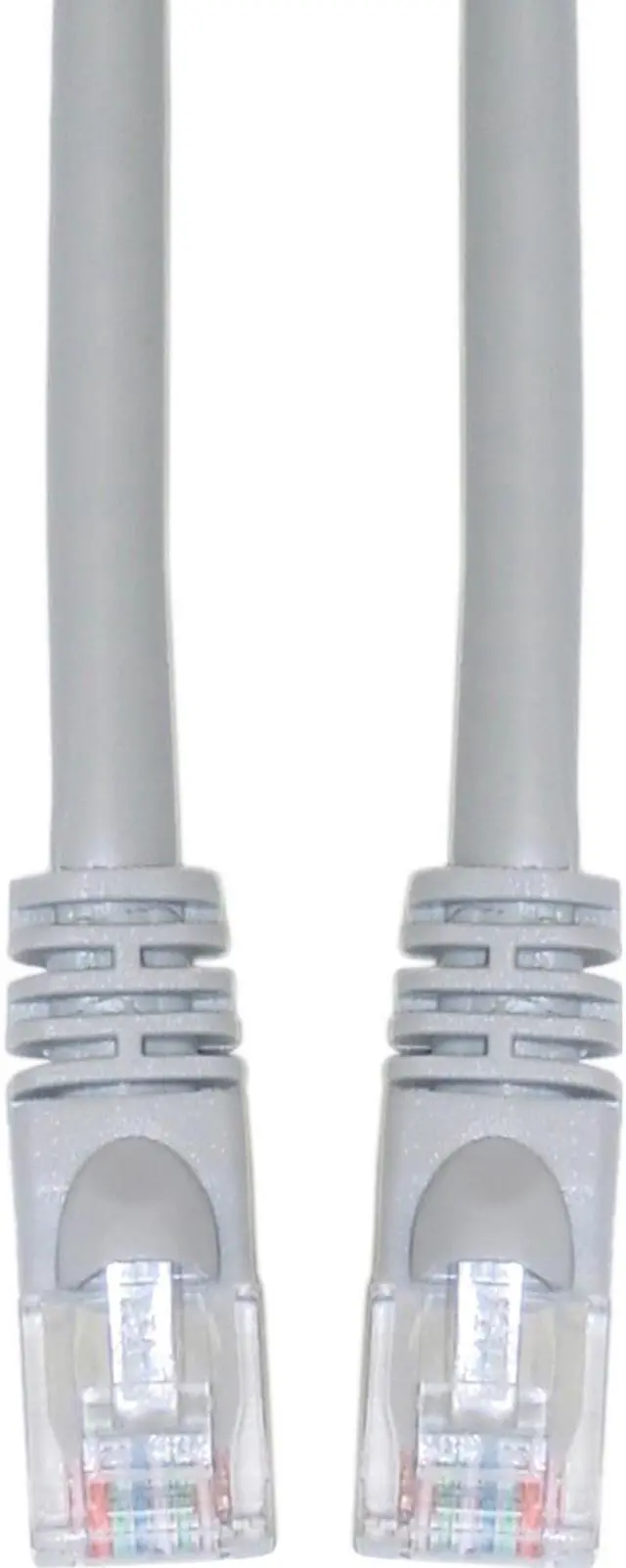 Alt view image 2 of 3 - Cable Wholesale Cat 5E Ethernet Crossover Cable Snagless / Molded Boot 14 Foot - Gray