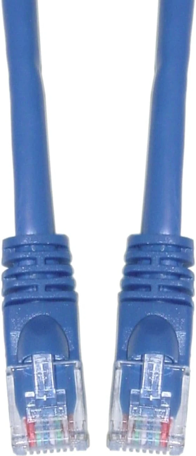Main image of CableWholesale 10X6-06135 Cat5e Blue Ethernet Patch Cable Snagless Molded Boot 35 foot