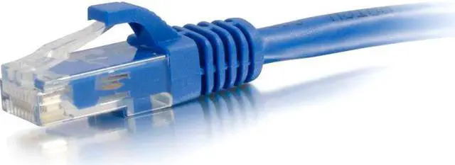Main image of C2G 00697 Cat6a Cable - Snagless Unshielded Ethernet Network Patch Cable, Blue (9 Feet, 2.74 Meters)