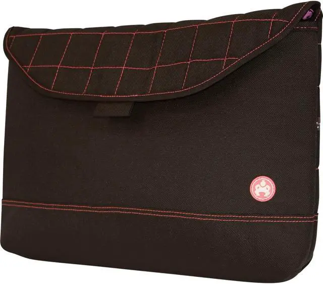 Alt view image 5 of 9 - Sumo - Nylon Sleeve - 17" screens - Black w/Pink Stitching