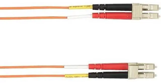 Main image of Black Box 1-m, LC-LC, 62.5-Micron, Multimode, PVC, Orange Fiber Optic Cable