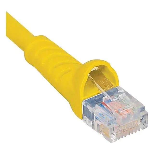 Alt view image 2 of 3 - PATCH CORD- CAT 6- MOLDED BOOT- 14' YL