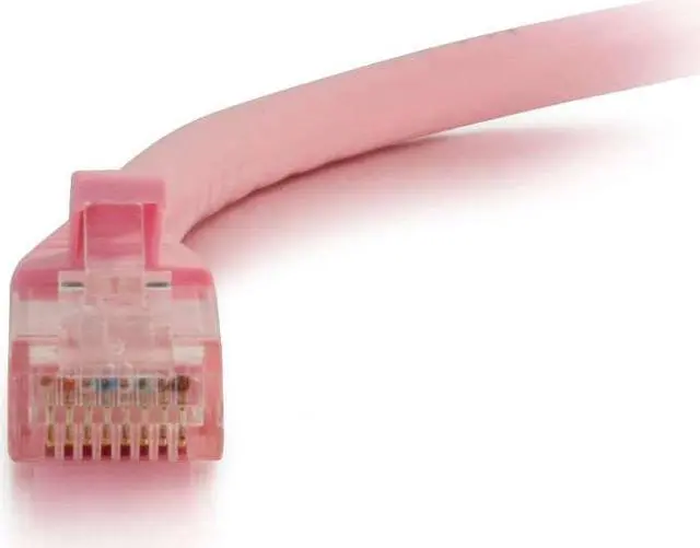 Alt view image 2 of 7 - C2G / Cables to Go 04052 Cat6 Snagless Patch Cable, Pink (10 Feet/3.04 Meters)