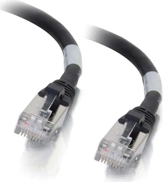 Alt view image 3 of 5 - C2G 00716 Cat6a Cable - Snagless Shielded Ethernet Network Patch Cable, Black (12 Feet, 3.65 Meters)