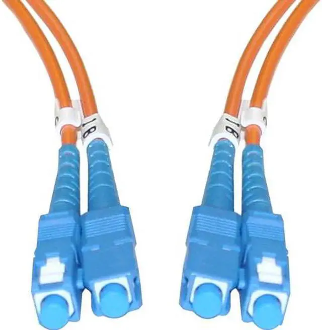 Alt view image 2 of 3 - Cable Wholesale SC / SC Multimode Duplex Fiber Optic Cable 62.5/125 - 1 Meter (3.3ft)