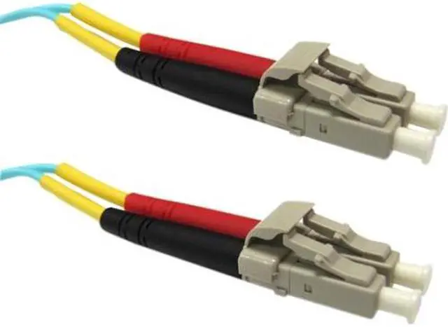 Main image of Weltron LC/LC Multi-Mode 50/125M Aqua Fiber Patch Cable - 3M
