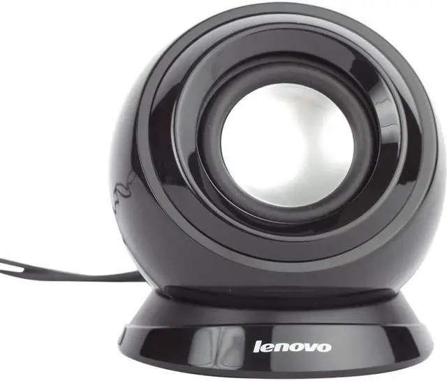 Alt view image 2 of 20 - Lenovo M0520 2.0 Speaker System - 2 W RMS - Black