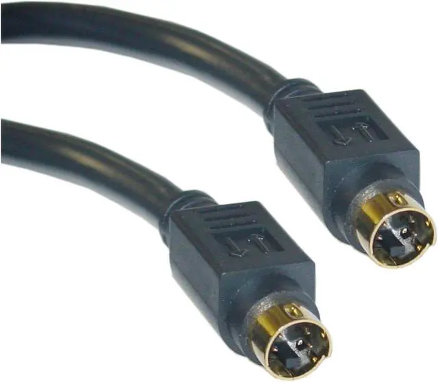 Main image of Cable Wholesale MiniDin4 (S Video) Male / MiniDin4 (S-Video) Male Gold-plated connector - 6 ft
