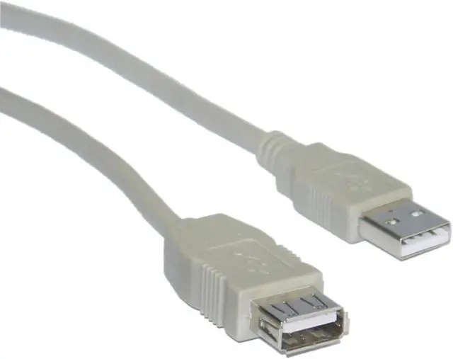 Alt view image 3 of 5 - Cable Wholesale Type A Male to Type A Female USB 2.0 Extension Cable, 15 foot