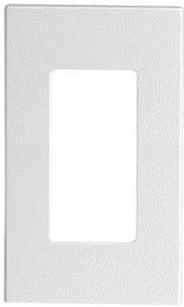 Alt view image 2 of 4 - Leviton 80301-E Single-Gang Screwless Decora Wall Plate, Black
