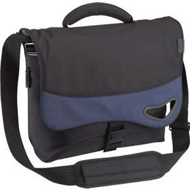Alt view image 5 of 5 - Targus Black/Blue 15.4" Embolden Messenger Laptop Case Model TSM051US