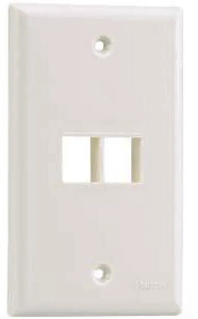 Main image of PANDUIT 2 Socket Netkey Faceplate