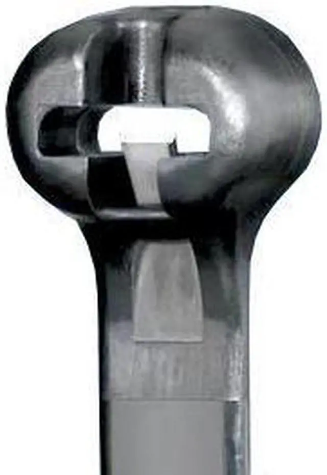 Alt view image 3 of 13 - PANDUIT BT3I-C0 Cable Tie, 11-1/2 in L, 3 in Max Bundle Dia., Black, Nylon 6/6,