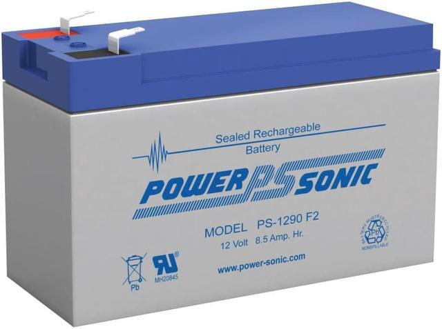 Alt view image 3 of 8 - POWER-SONIC PS-1290F2 12 VOLT 9 AMP BATTERY